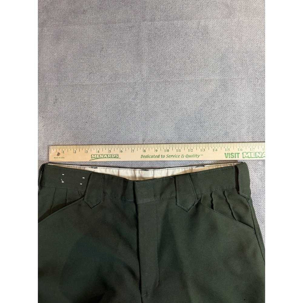 Lot of 3 WESTERN Men's Pants Polyester Cotton Blend 36 Blue Green Brown 1950's - Picture 13 of 16